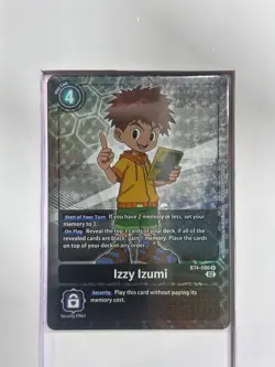 [Alt Art] BT4-096 Izzy Izumi - Digimon TCG Card Game - Image 1