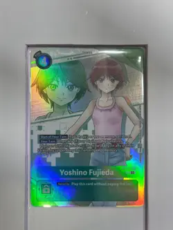 [Alt Art] BT13-100 Yoshine Fujieda - Digimon TCG Card Game - Image 1