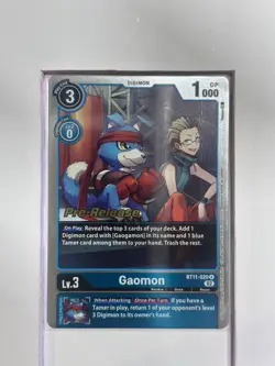 [PR] BT11-020 Gaomon - Digimon TCG Card Game - Image 1