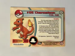 1999 Topps #05 Charmeleon Holographic Foil Card Black Logo - Image 2