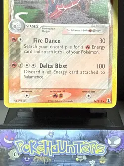 Pokemon Card Salamence 14/113 Reverse Holo Rare EX Delta Species Light Play - Image 4