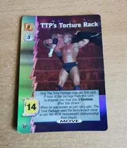 WCW NITRO Trading Card Game TTP's Torture Rack Card Wizards of The Coast 2000 - Image 1