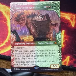 MTG FOIL Hugs, Grisly Guardian Showcase  - Bloomburrow #333 Foil  - Image 1