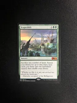 Scapeshift (M19 201) - Core Set 2019 - Non-Foil - Moderately Played - MTG - Image 1