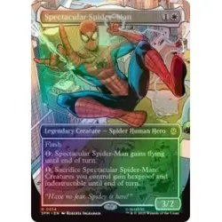 Foil Presale Spectacular Spider-man (borderless) (014) MTG Marvel's Spider-man - Image 1