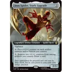 Presale Iron Spider, Stark Upgrade (extended Art) X4 MTG Marvel's Spider-man - Image 1