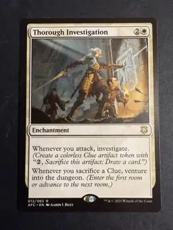 Thorough Investigations Commander Adventure to the Forgotten Realms MTG LP - Image 1