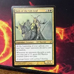 1 x Nath of the Gilt-Leaf - Commander 2016 - Moderate Play - MTG - Image 1
