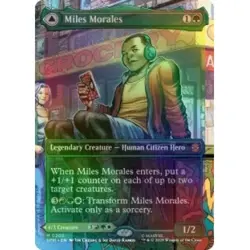 Foil Presale Miles Morales (borderless) (200) M/NM Magic MTG Marvel's Spider-man - Image 1