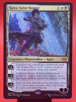 Kaya, Geist Hunter Innistrad Crimson Vow - Plainswalker MTG Magic The Gathering - Image 1