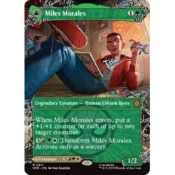 Presale Miles Morales (borderless) (211) M/NM Magic MTG Marvel's Spider-man - Image 1