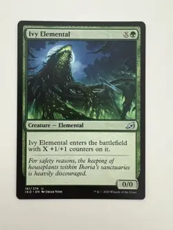 Ivy Elemental MTG Magic the Gathering Card NM Near Mint IKO - Image 1