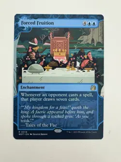 Forced Fruition Showcase MTG Magic the Gathering Card NM Near Mint WOT - Image 1