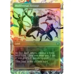 Foil Presale Multiversal Passage (borderless) M/NM Magic MTG Marvel's Spider-man - Image 1