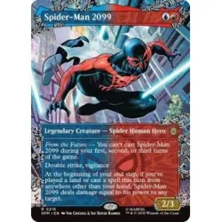 Presale Spider-man 2099 (borderless) (216) X4 M/NM Magic MTG Marvel's Spider-man - Image 1