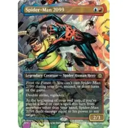 Presale Spider-man 2099 (borderless) (205) X4 M/NM Magic MTG Marvel's Spider-man - Image 1