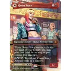 Presale Gwen Stacy (borderless) (202) M/NM Magic MTG Marvel's Spider-man - Image 1
