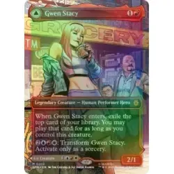 Foil Presale Gwen Stacy (borderless) (202) M/NM Magic MTG Marvel's Spider-man - Image 1