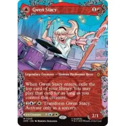 Presale Gwen Stacy (borderless) (209) M/NM Magic MTG Marvel's Spider-man - Image 1