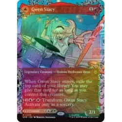 Foil Presale Gwen Stacy (borderless) (209) M/NM Magic MTG Marvel's Spider-man - Image 1