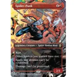 Presale Spider-punk (borderless) (207) M/NM Magic MTG Marvel's Spider-man - Image 1