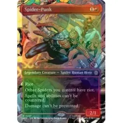 Foil Presale Spider-punk (borderless) (207) M/NM Magic MTG Marvel's Spider-man - Image 1