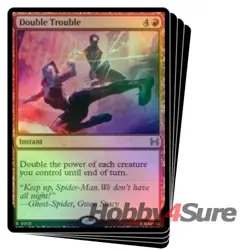 Foil Presale Double Trouble X4 M/NM Magic MTG Marvel's Spider-man Eternal - Image 1