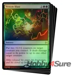 Foil Presale Venom Blast X4 M/NM Magic MTG Marvel's Spider-man Eternal - Image 1