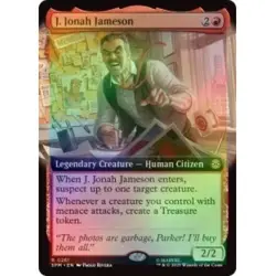 Foil Presale J. Jonah Jameson (extended Art) X4 M/NM MTG Marvel's Spider-man - Image 1