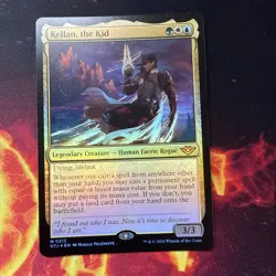 MTG Kellan, the Kid [Outlaws of Thunder Junction] Foil Near Mint Magic - Image 1