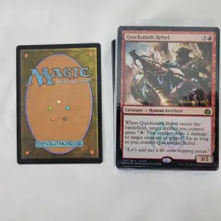 4x MTG FOIL Quicksmith Rebel Launch Promo NM Near Mint Magic the Gathering - Image 2