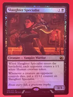 Slaughter Specialist [Innistrad: Midnight Hunt] Magic The Gathering MTG TCG - Image 1