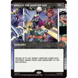 Presale Behold The Sinister Six! (borderless) M/NM Magic MTG Marvel's Spider-man - Image 1