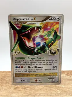 Pokemon Rayquaza C LV.X 146/147 Platinum Supreme Victors Ultra Rare Holo English - Image 1