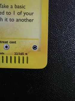 Pokemon Pichu TCG Expedition Card 22/165 Holo Rare - Image 2