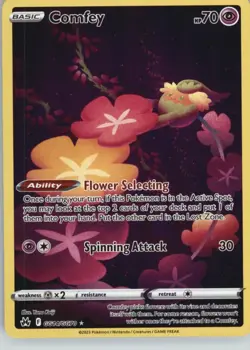 Comfey GG14/GG70 Holo Crown Zenith Galarian Gallery Pokemon NM - Image 1