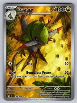 Fraxure 146/086 Holo Illustration Rare Black Bolt Pokemon Near Mint - Image 1
