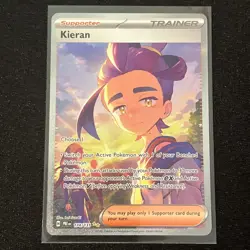 Kieran 174/131 Pokemon TCG SV: Prismatic Evolutions Special Illustration Rare NM - Image 1