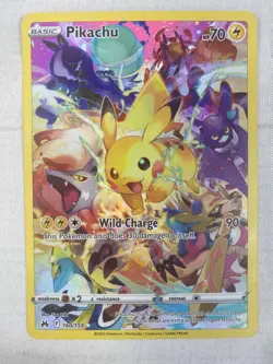 Pokemon TCG Pikachu 160/159 Crown Zenith Full Alt Art Secret Rare Holo NM - Image 1