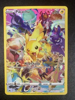Pokemon TCG Pikachu 160/159 Crown Zenith Full Alt Art Secret Rare Holo NM - Image 3