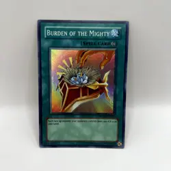 Burden of the Mighty WC08-EN002 Super Rare World Championship 2008 Yu-Gi-Oh NM - Image 1