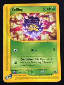 Pokemon Koffing 114/165 Common (LP) - Image 1