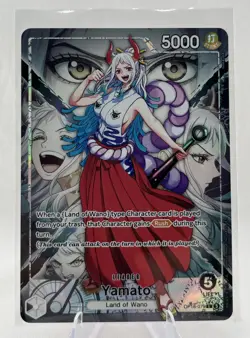 Yamato OP16-079 Alt Art Holo Foil Leader - One Piece TCG English NM - Image 1
