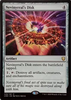 328/361 NEVINYRRAL'S DISK RARE COMMANDER LEGENDS MTG CARD - Image 1