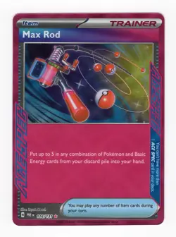 Max Rod 116/131 Ace Spec Prismatic Evolutions Pokemon Card NM - Image 1