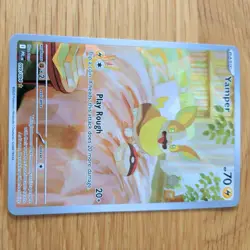YAMPER 099/094 POKEMON CARD (PHANTASMAL FLAME SET) FULL ART HOLO - Image 2