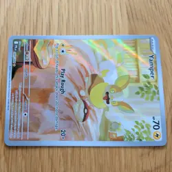 YAMPER 099/094 POKEMON CARD (PHANTASMAL FLAME SET) FULL ART HOLO - Image 4