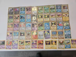 Pokemon lot of 52 cards mostly all vintage - Image 1