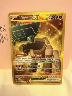 Ting-Lu Ex 275/193 Gold Hyper Rare - English Pokemon Card - Mint Condition! - Image 1