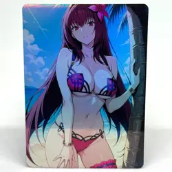 Fate Series Scathach Goddess Anime Waifu ACG Foil Card - Image 1